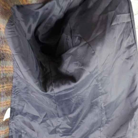 Vintage Wool Mohair  Plaid Shacket Plum Teal Orange Button Front Size 16 Grunge - Picture 9 of 11